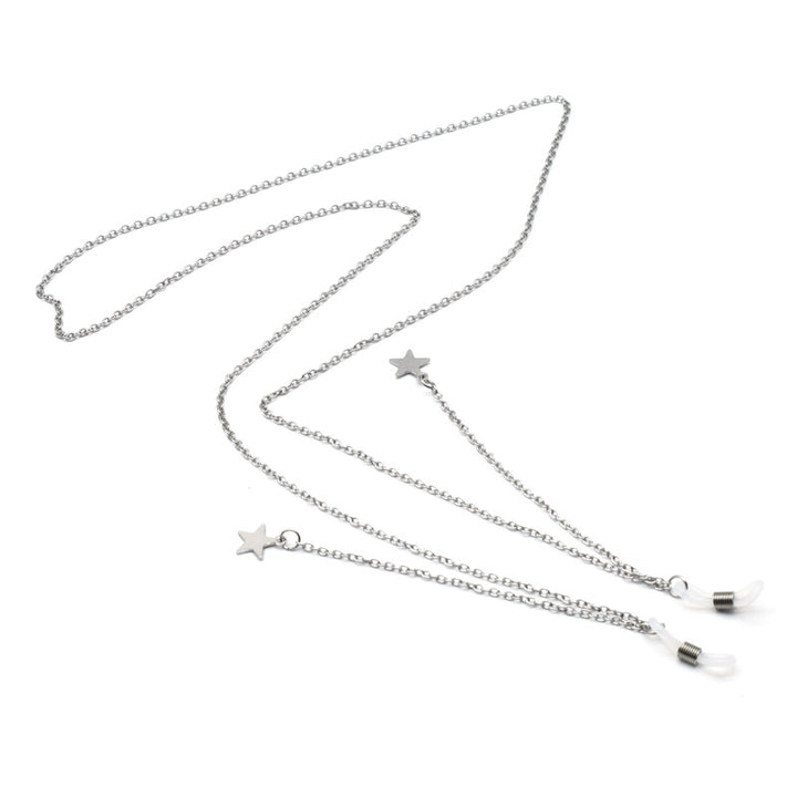 Star-Accented Chain Eyewear Holder Kalsten