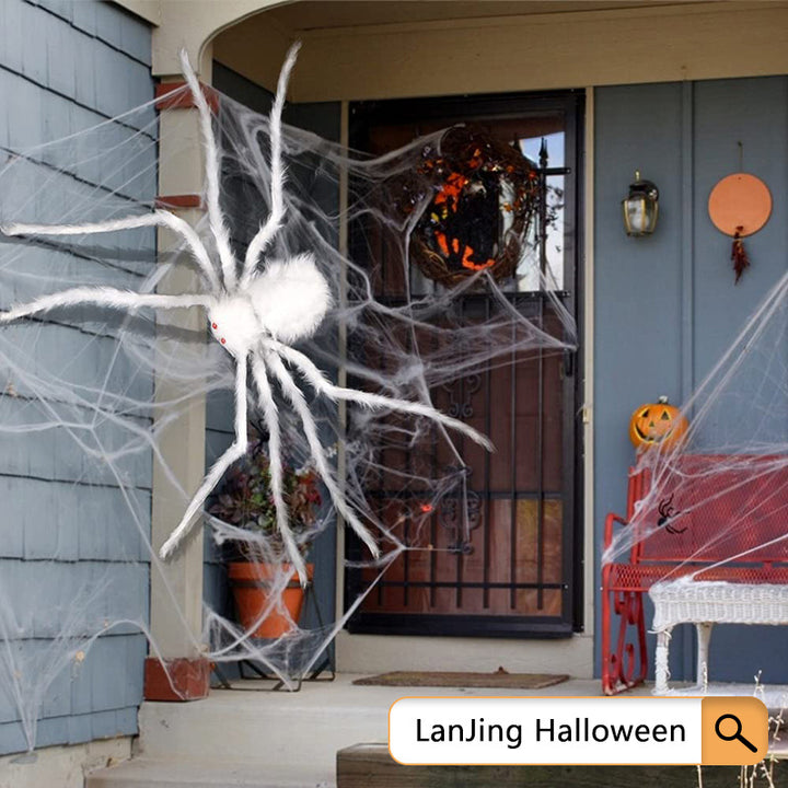 Decorative spider figure with LED lighting