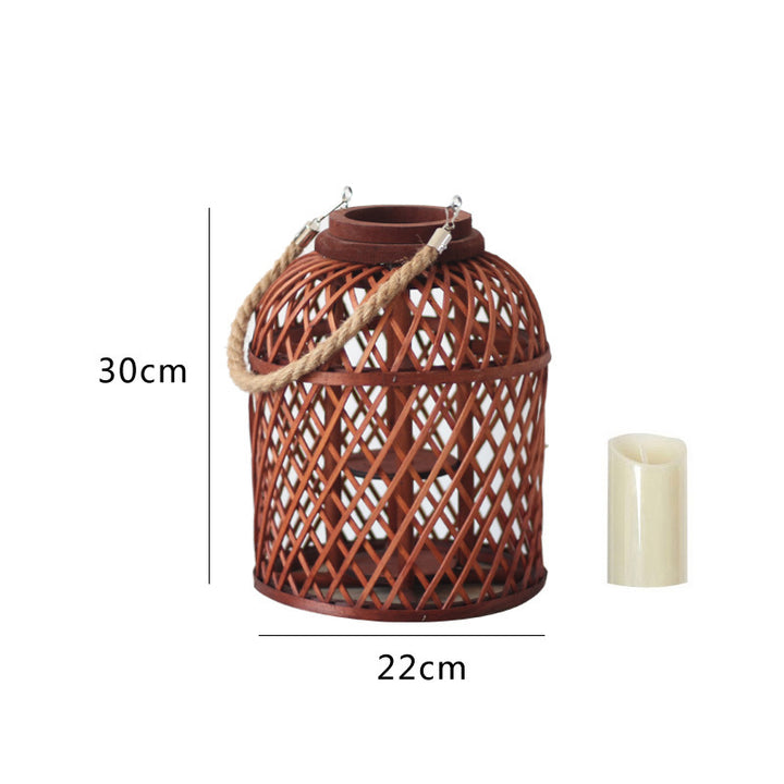Decorative lantern made of braided material Kalsten