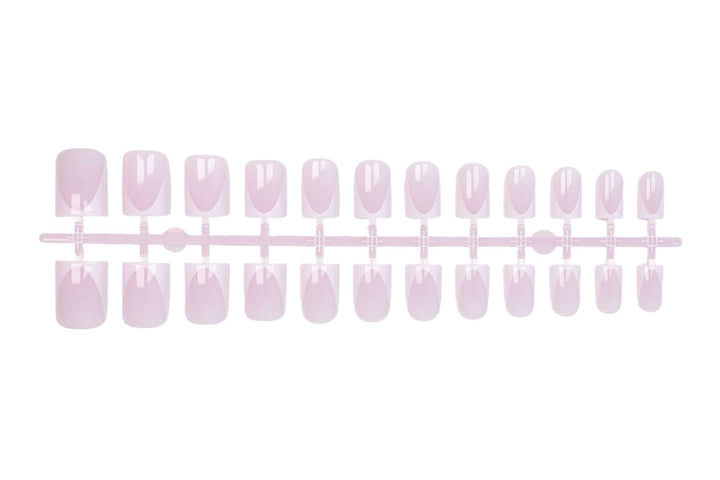 Artificial Nail Set with Elegant French Tip Design Kalsten