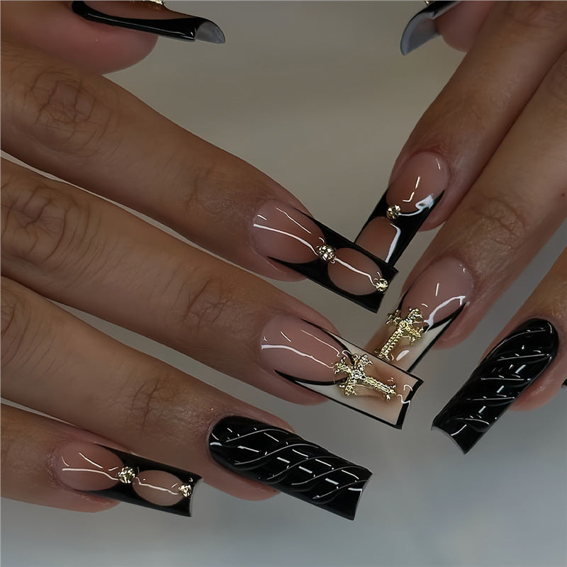 Luxury Gothic Press-On Nail Set Kalsten