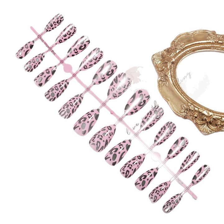 Artistic Leopard Print Press-On Nails Kalsten