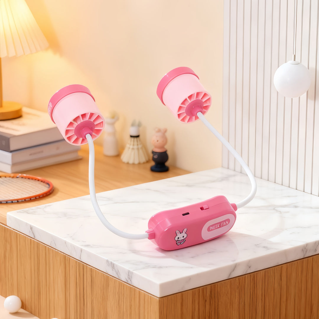 Women Portable Neck Fan with Flexible Design Kalsten