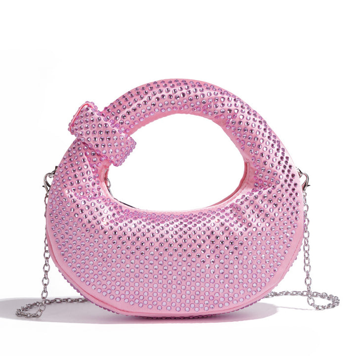 Chic Rhinestone-Embellished Handbag Kalsten