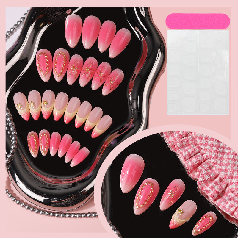 Elegant Abstract Press-On Nail Set Kalsten