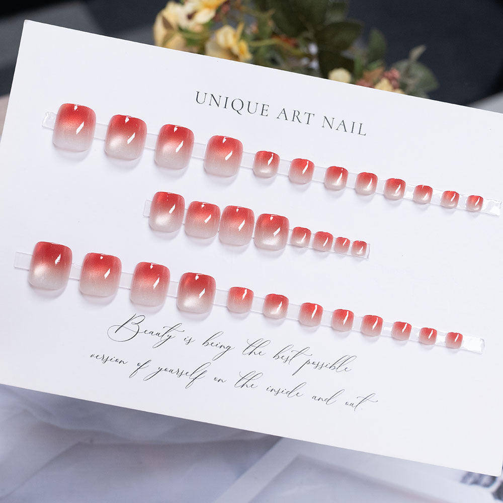 Decorative Ombre Press-On Toe Nail Art Kalsten
