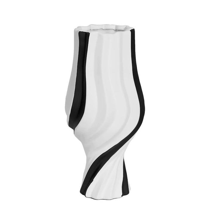Modern Curvilinear Decorative Ceramic Vase