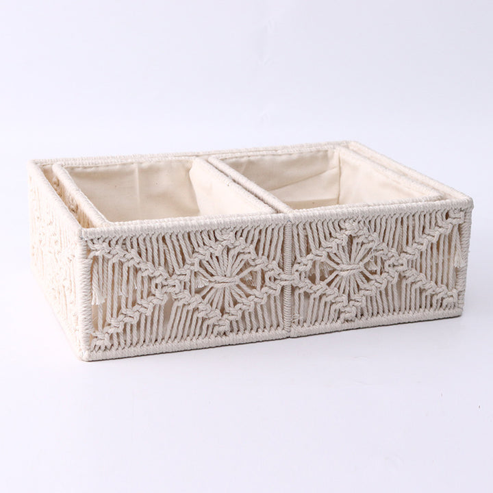 Artisan Macramé Storage Baskets