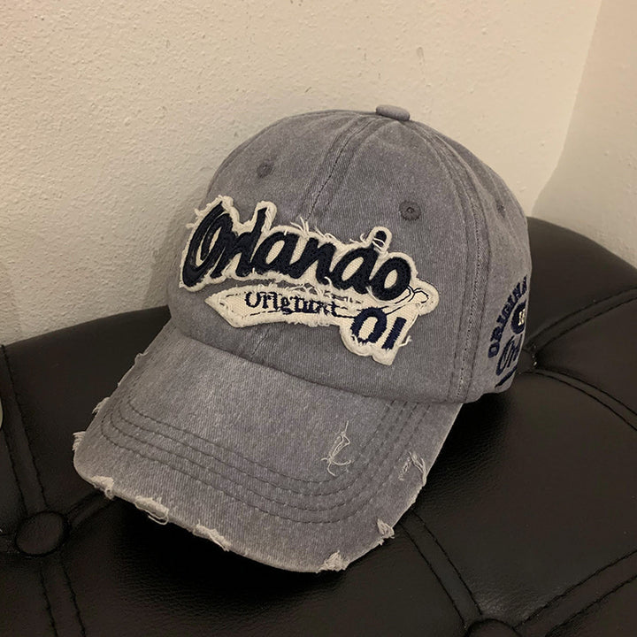 Men's Distressed Cotton Baseball Cap Kalsten