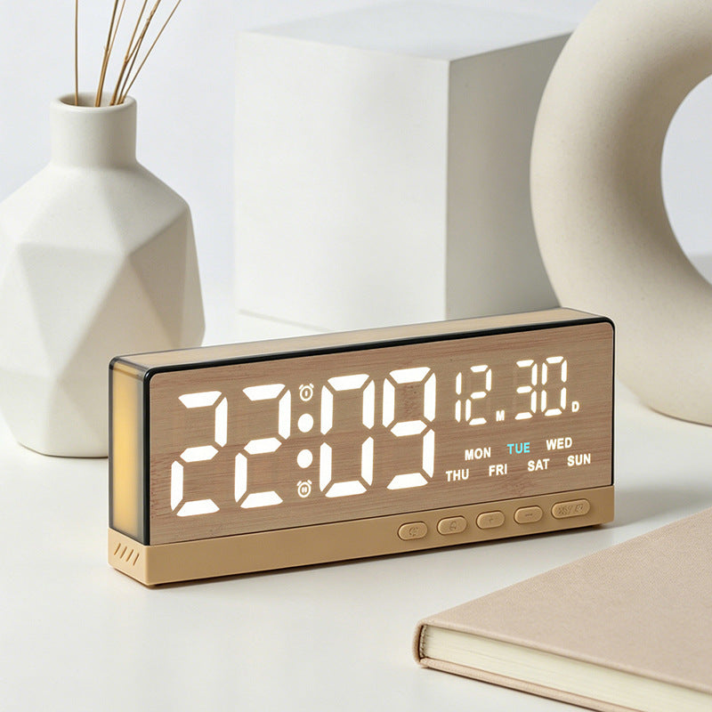 Digital radio alarm clock with large LED display and multifunctional settings Kalsten