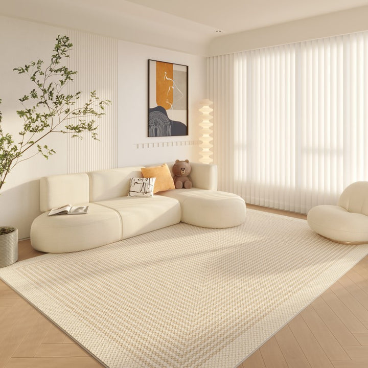 Textured Geometric Area Rug