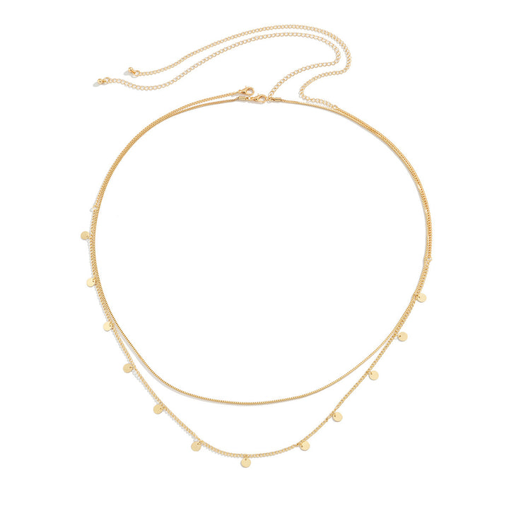 Layered Disc Necklace Kalsten