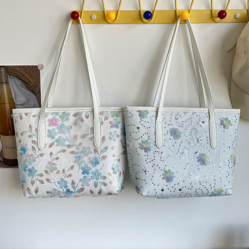 WoFloral Embellished Tote Bag Kalsten