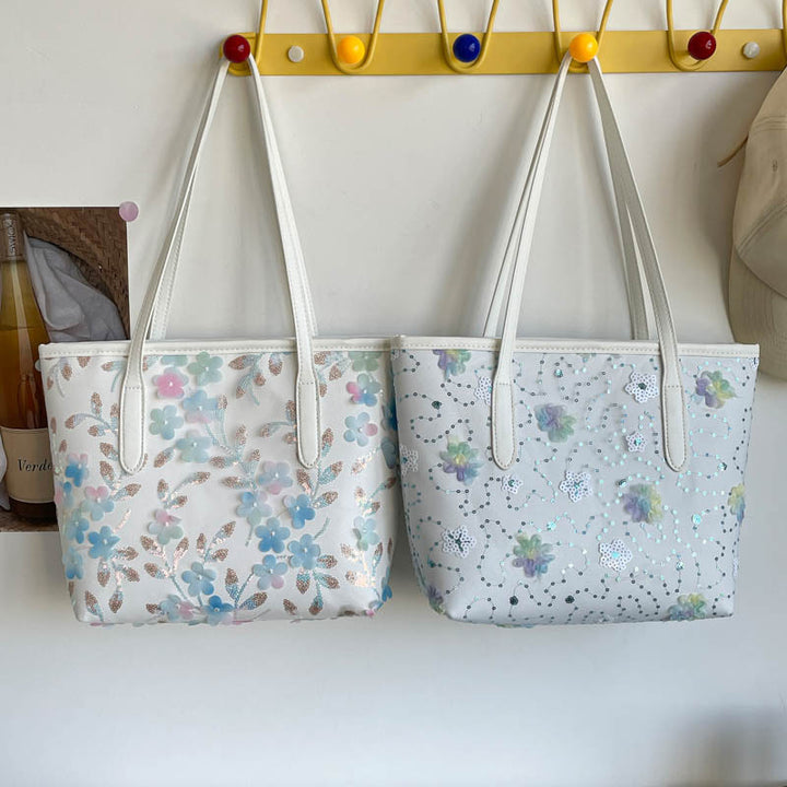 WoFloral Embellished Tote Bag Kalsten