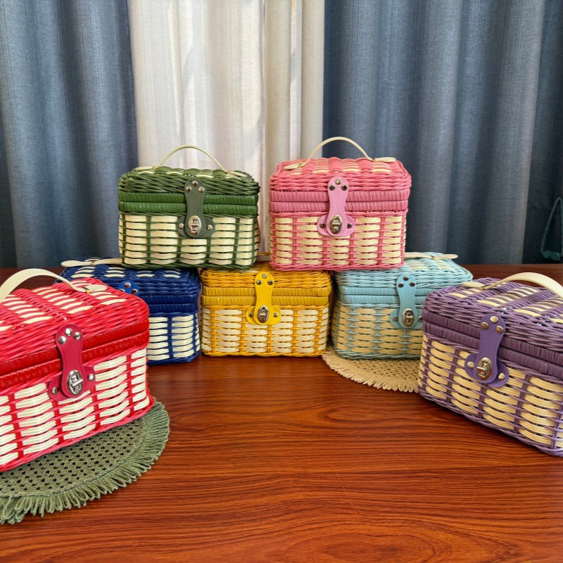 Vintage Picnic Storage Basket Kalsten