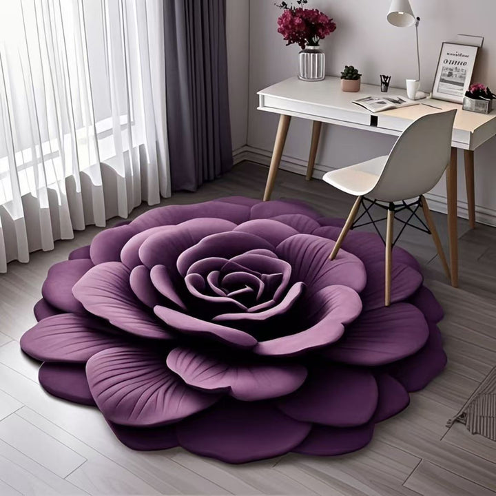 Floral Patterned Bath Mat