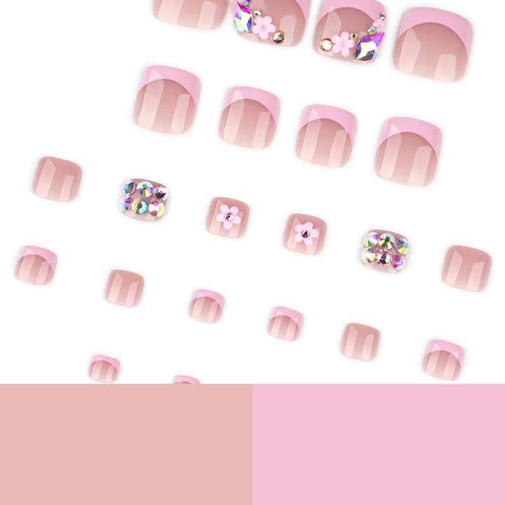 Artful toenail designs with colorful accents and glitter Kalsten