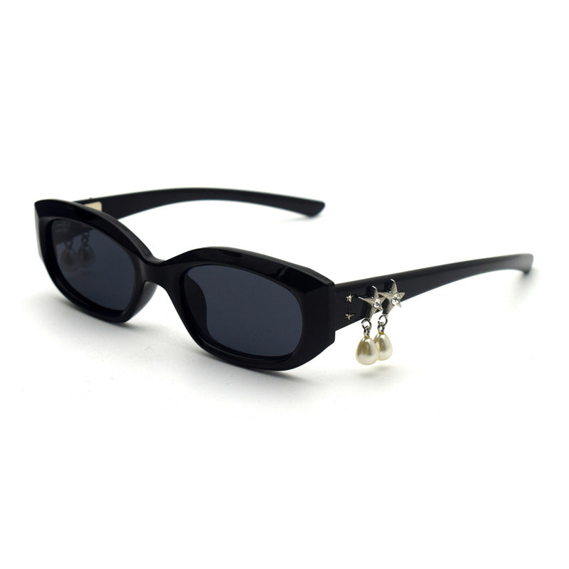 Trendy Cat-Eye Sunglasses with Adorable Teddy Bear Accent Kalsten