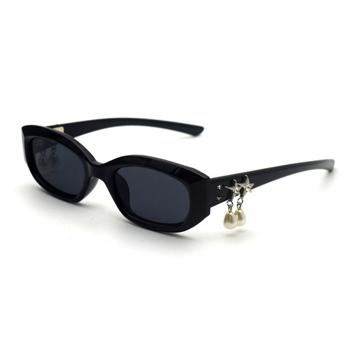 Trendy Cat-Eye Sunglasses with Adorable Teddy Bear Accent Kalsten