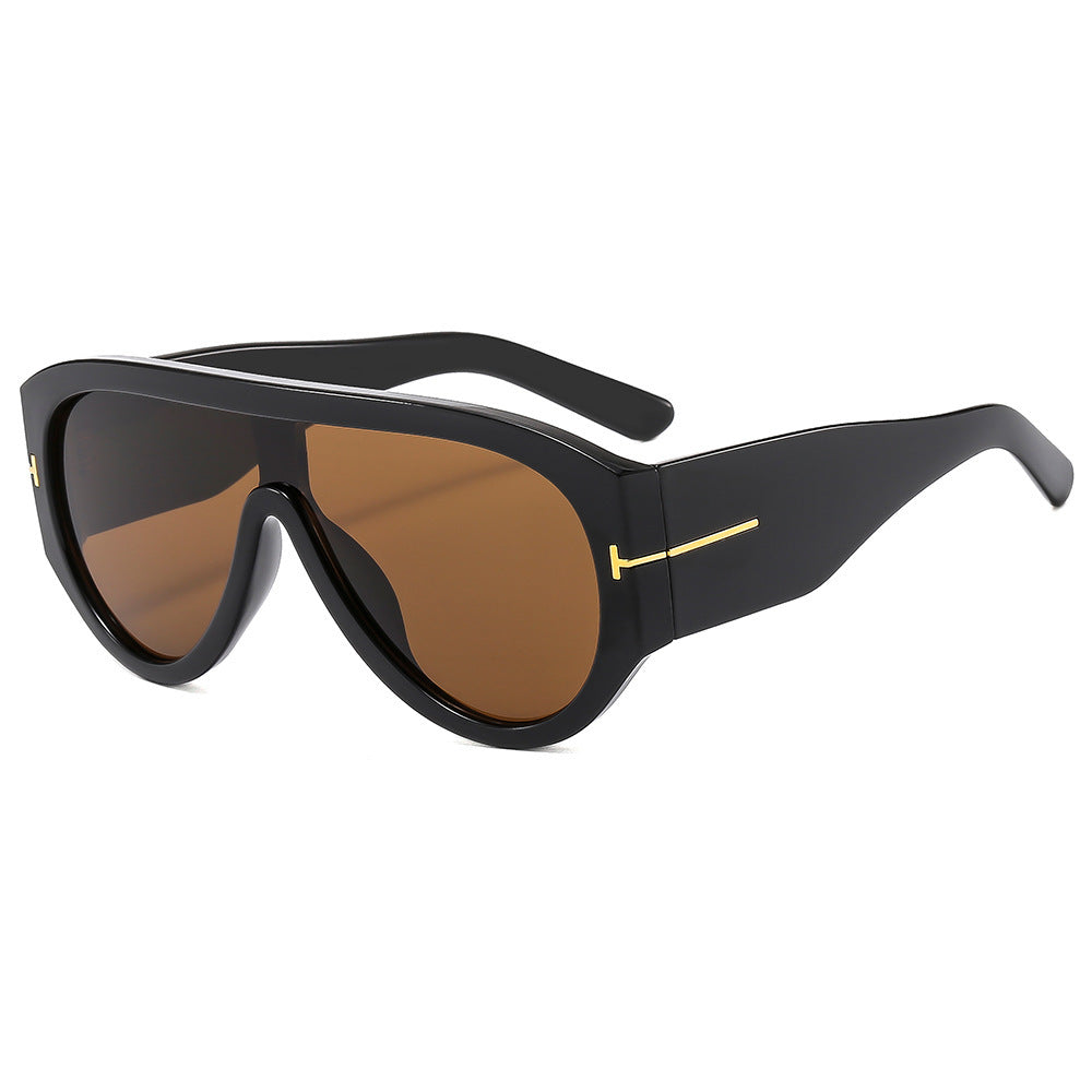 Bold Shield Sunglasses with Statement Design Kalsten