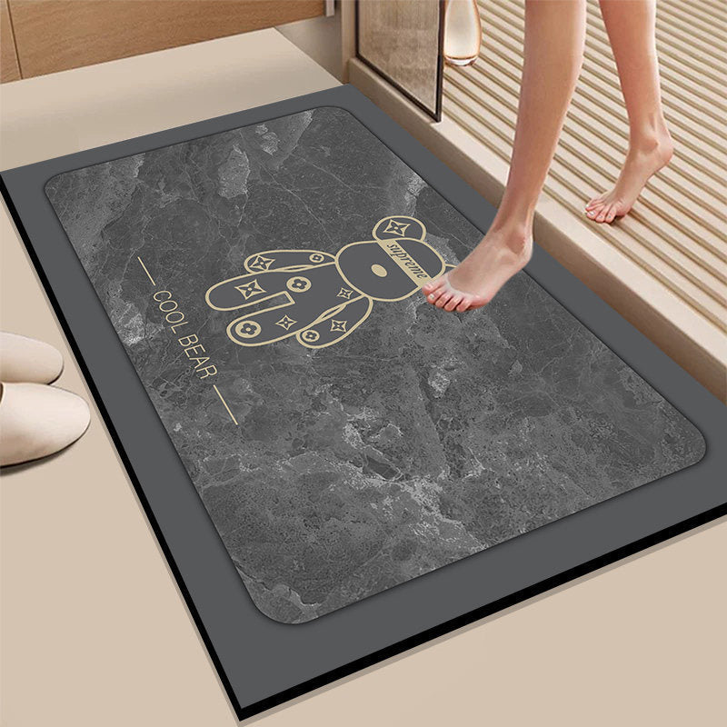 Absorbent Bathroom Mat Kalsten