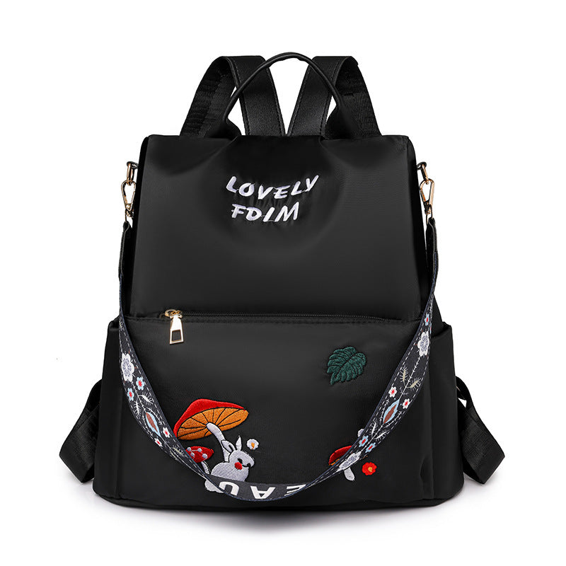 Stylish Embroidered Backpack