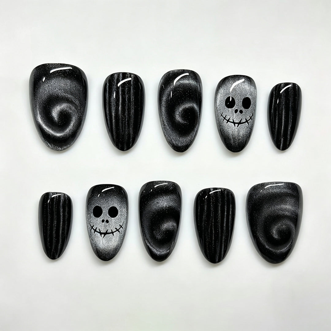 Creative Halloween-Themed Press-On Nail Art Set Kalsten