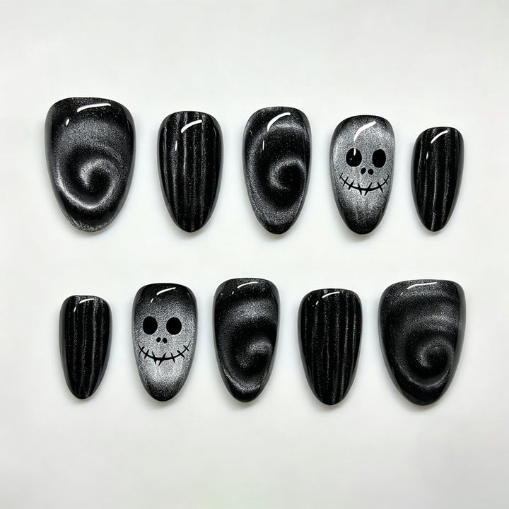 Creative Halloween-Themed Press-On Nail Art Set Kalsten