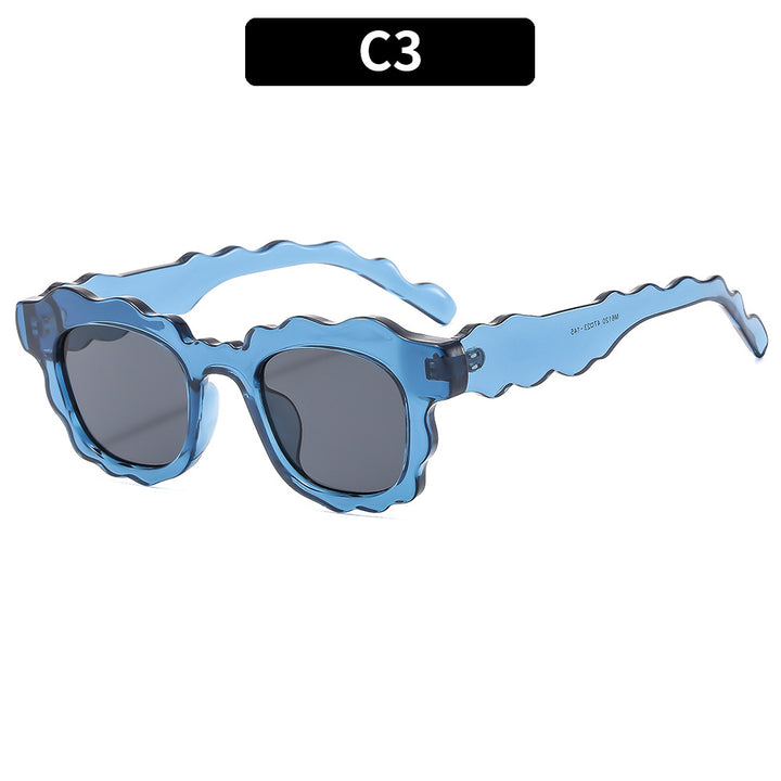 Artistic Wavy Frame Sunglasses