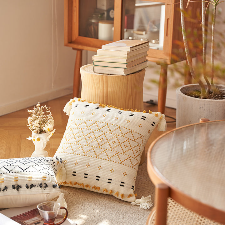Decorative Woven Throw Pillow
