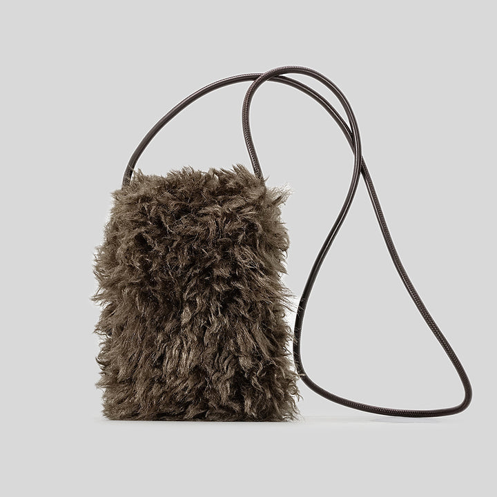 Luxurious Faux Fur Crossbody Bag