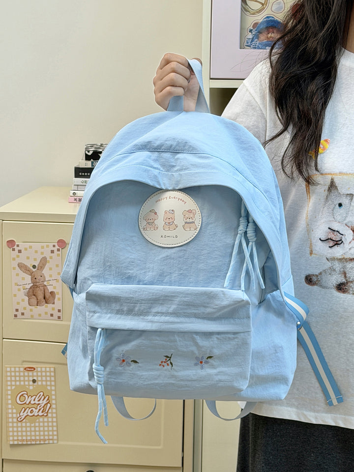 Embroidered Casual Backpack Kalsten