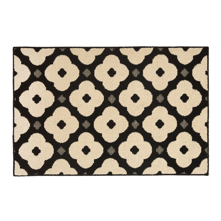 Floral Patterned Entrance Mat