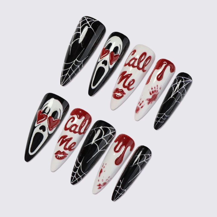 Creative Halloween Art Nail Set Kalsten