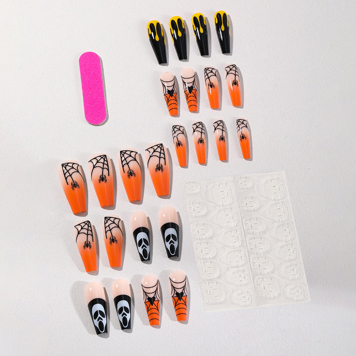 Halloween Themed Articulated Acrylic Nail Set Kalsten