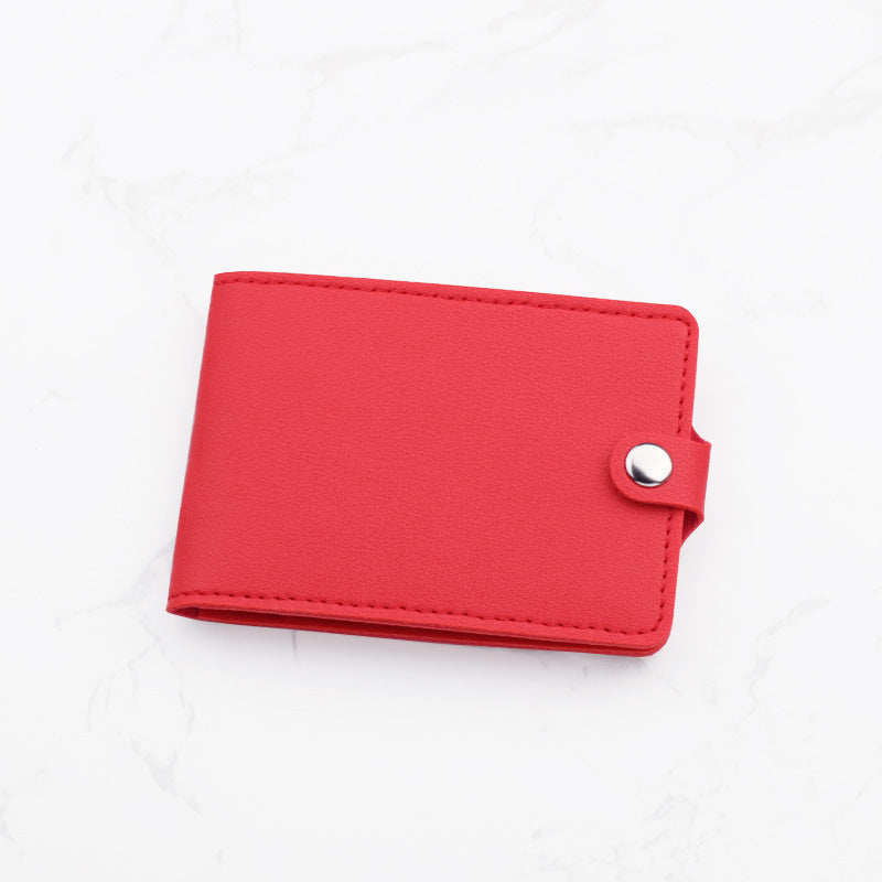 Compact Leather Card Wallet