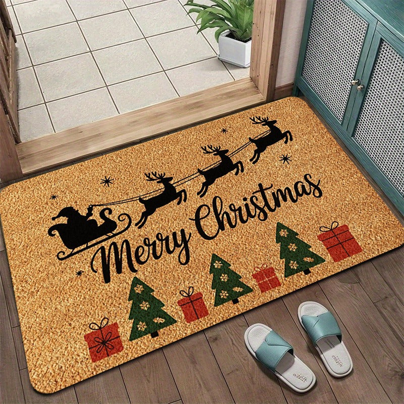 Festive Holiday Door Mat Kalsten