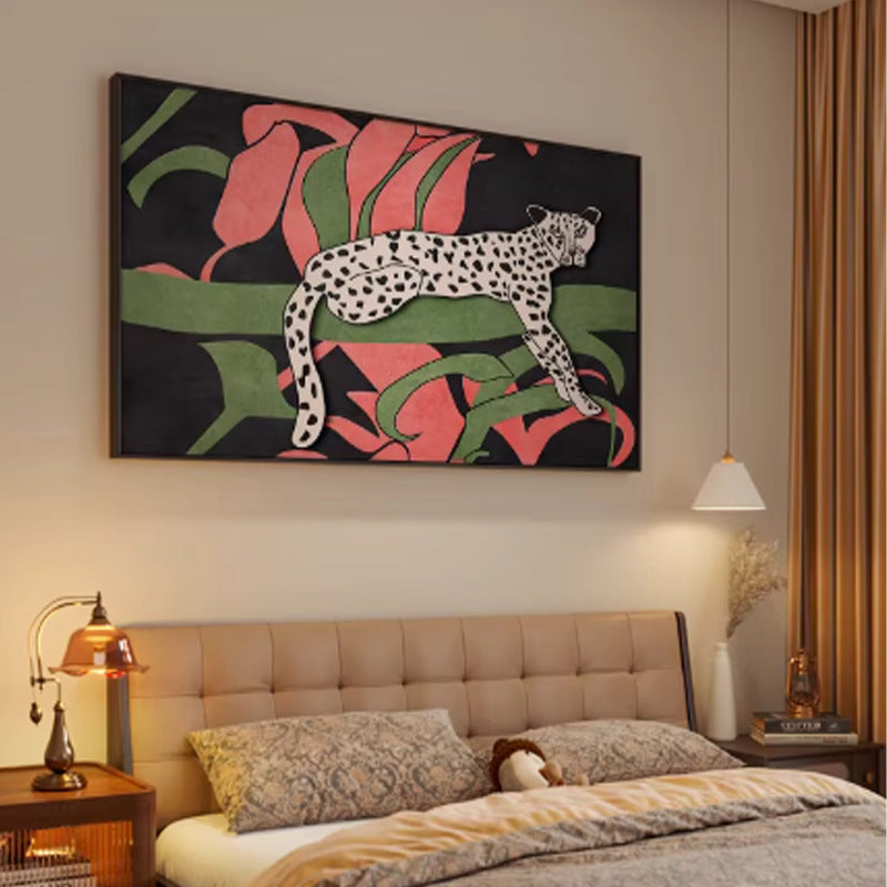 Panther-Themed Canvas Wall Art