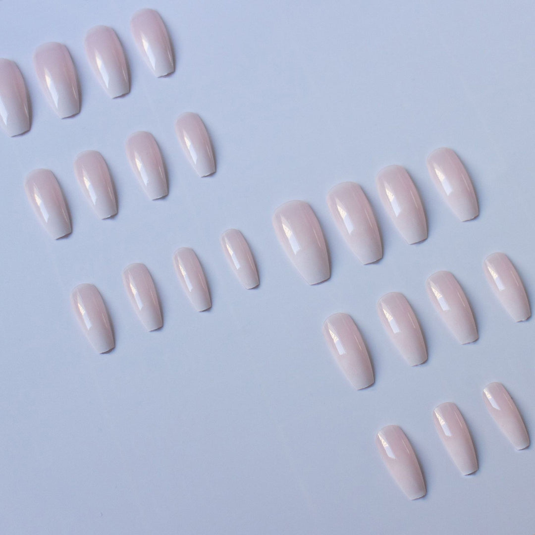 Elegant Faux Almond Shape Press-On Nails