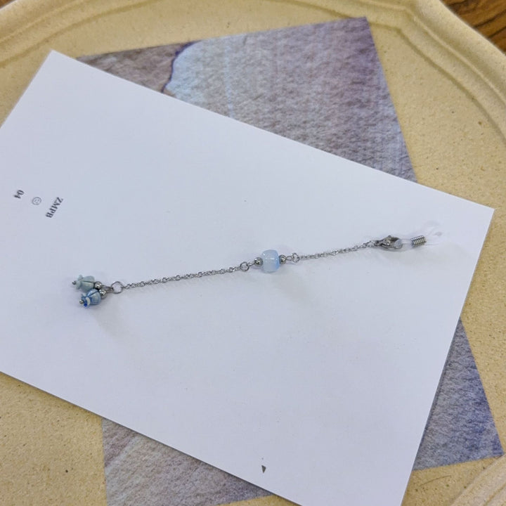 Delicate Bead-Embellished Eyewear Chain Kalsten