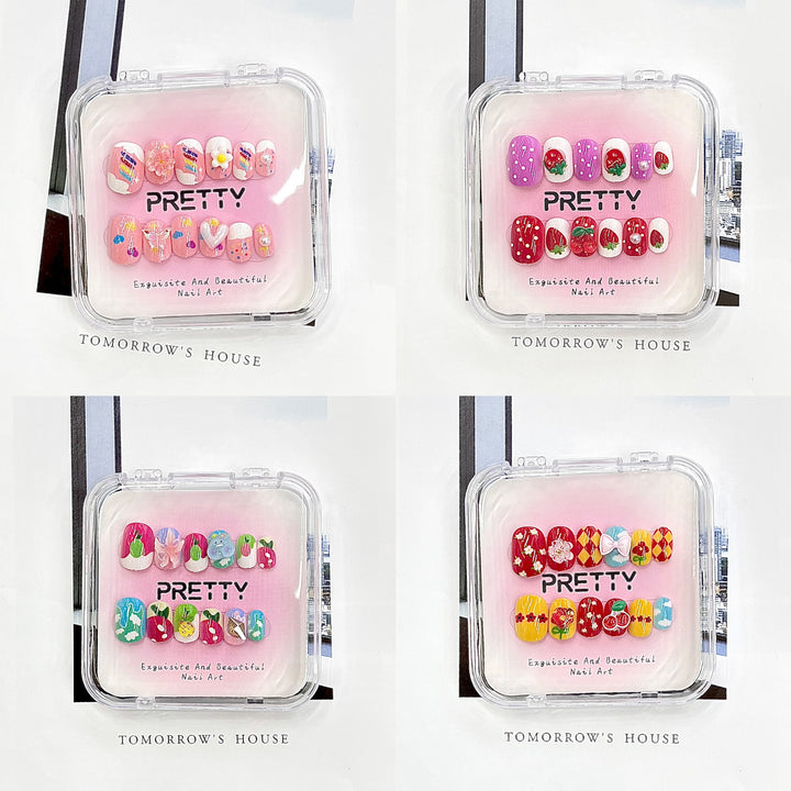 Decorative Press-On Nail Set Kalsten