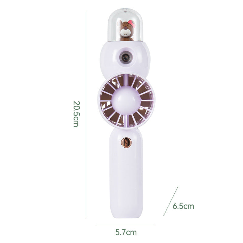 Unisex Portable Hand Fan with Cute Animal Design Kalsten
