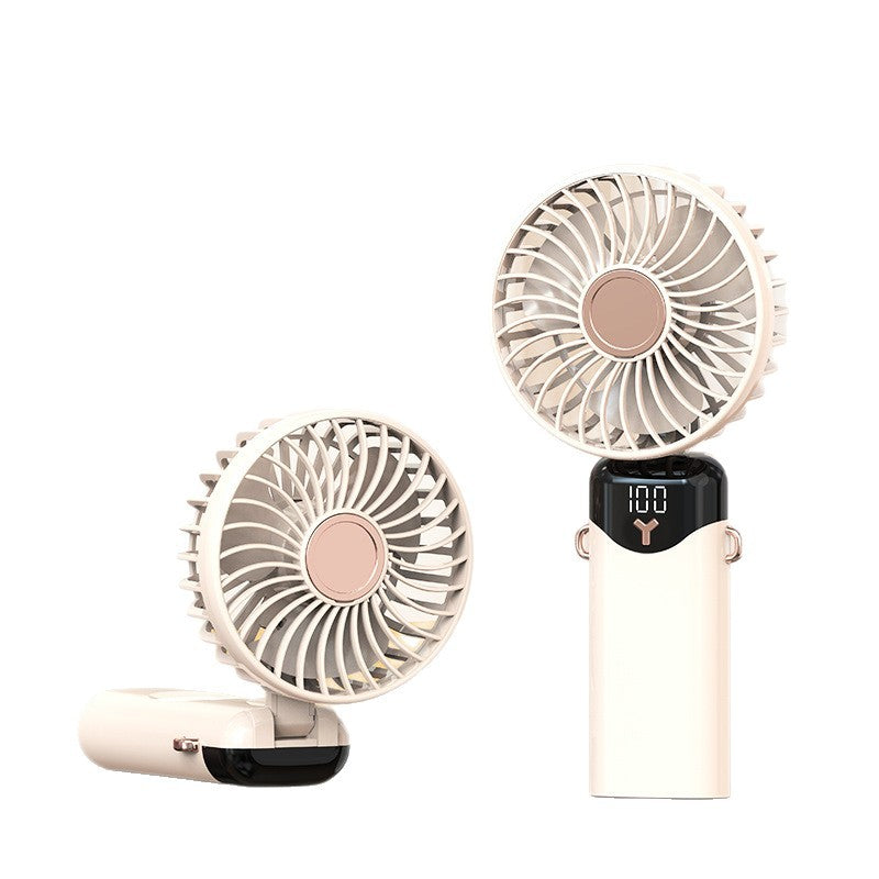 Portable Mini Hand Fan with Digital Display Kalsten