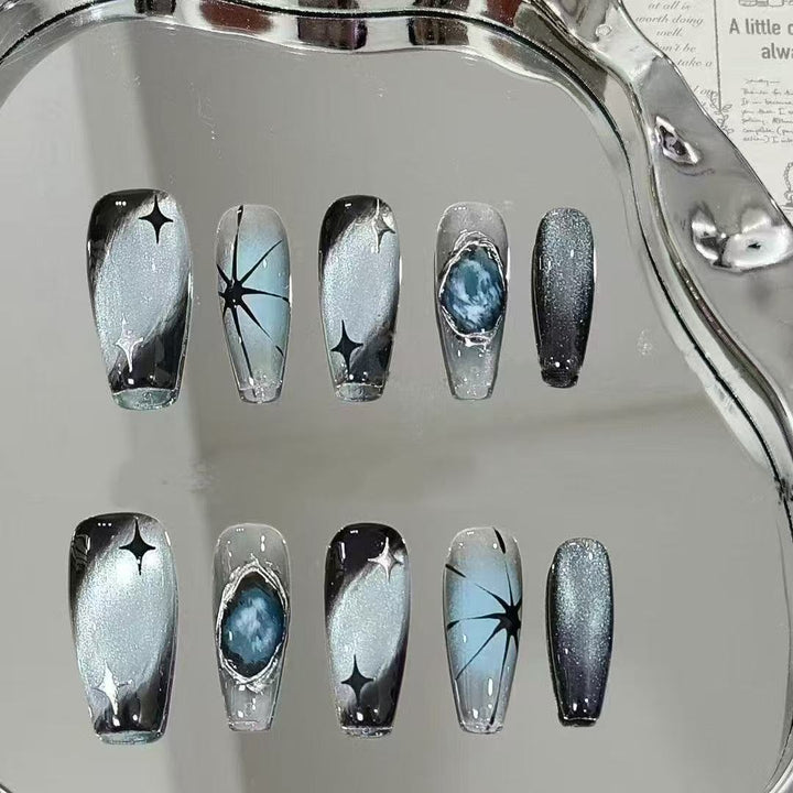 Whimsical Bear-Themed Press-On Nail Art Kit Kalsten