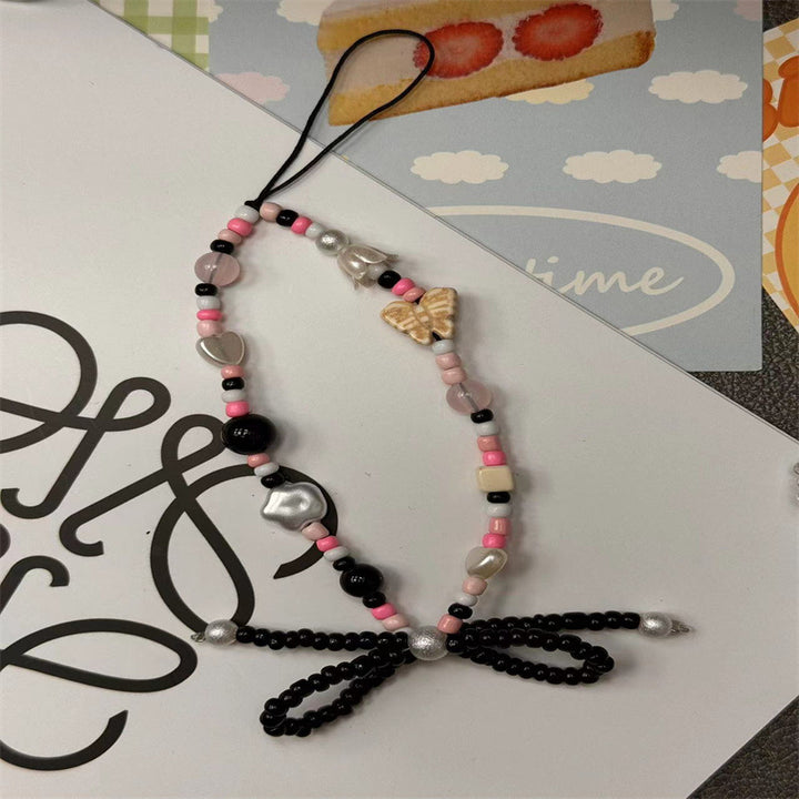 Artistic Beaded Charm Phone Lanyard Kalsten