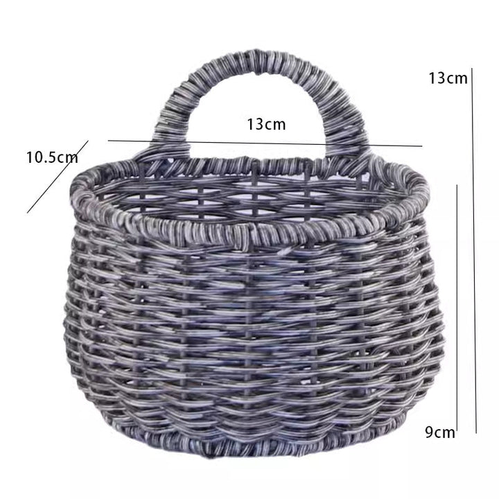 Chic Woven Storage Basket with Ergonomic Handle Kalsten