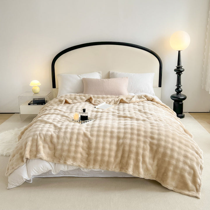 Soft Textured Sherpa Blanket
