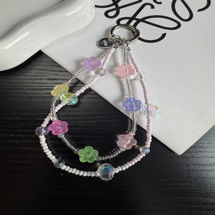 Playful Beaded Charm Keychain Kalsten