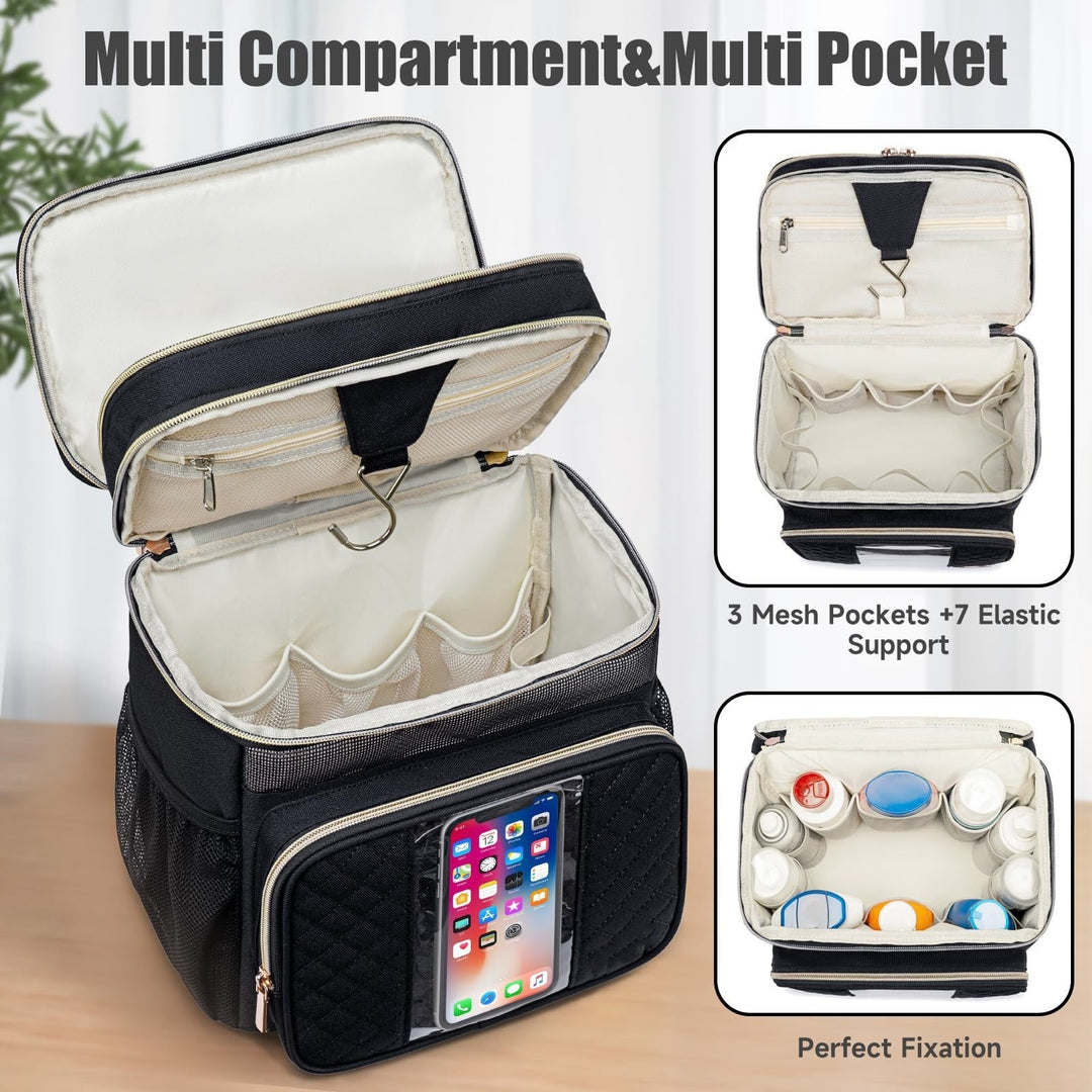 Cosmetic organizer bag with practical compartments Kalsten