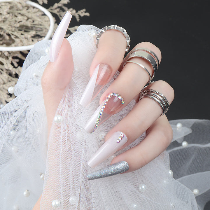 Elegant Stiletto Acrylic Nail Extensions Kalsten
